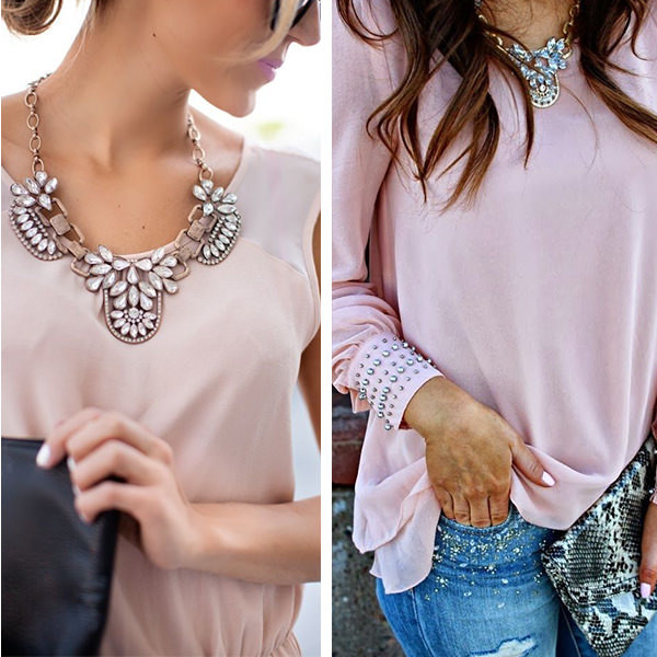 Masivna lanac ogrlica s kristalima