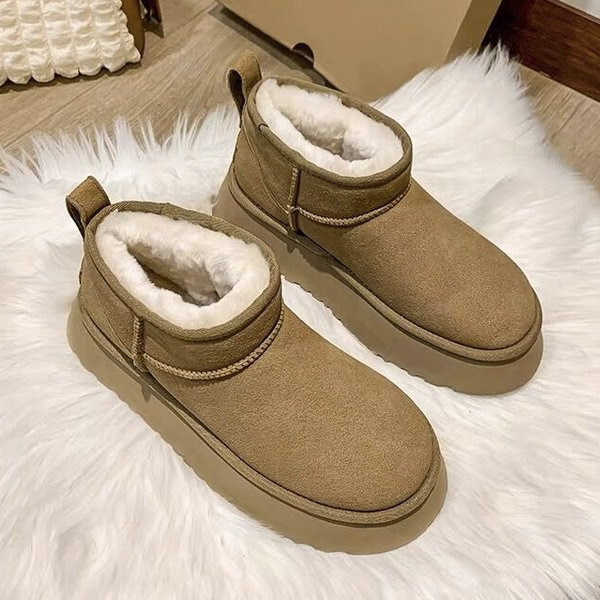 Niske snježne platforma čizme s krznom 8 MODELA