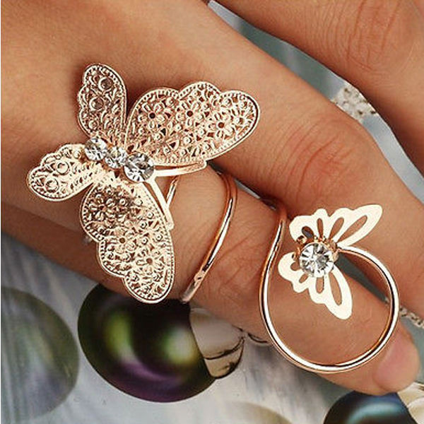 Maxi leptir spiralni prsten