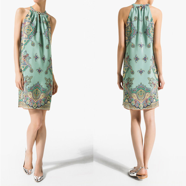 Mini boho tunika haljina