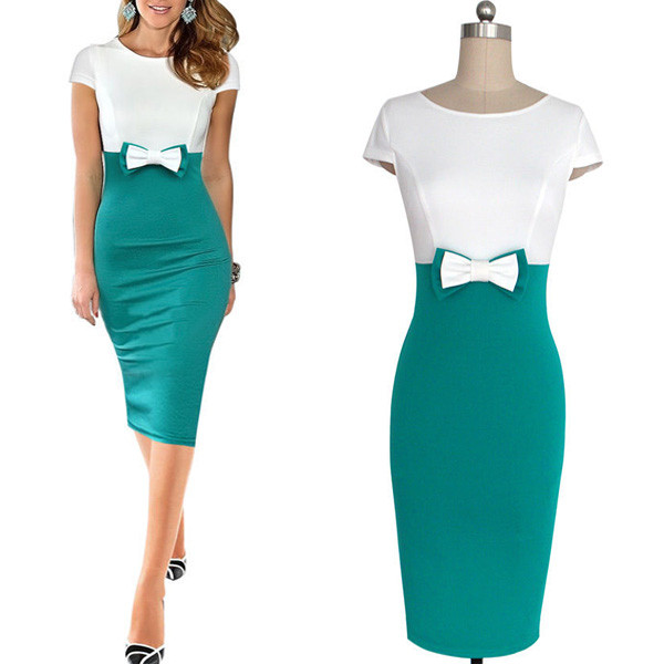 Midi luksuzna haljina s mašnom