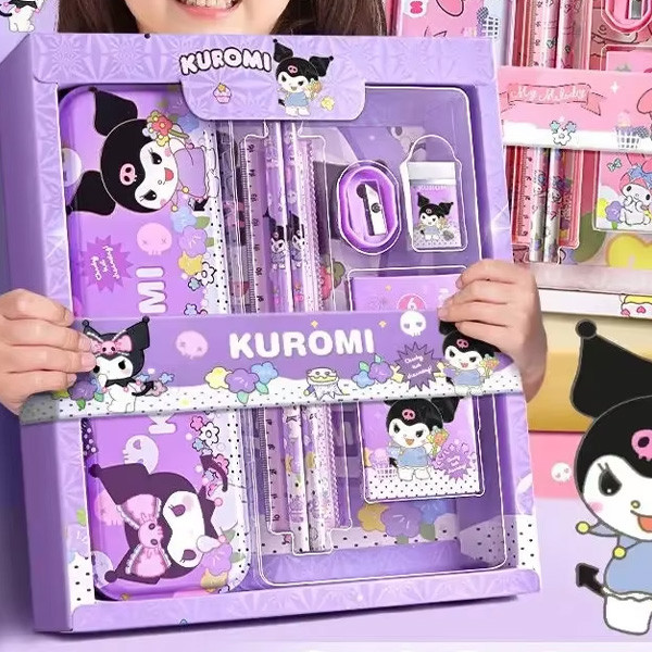 Sanrio Kuromi Cinnamoroll My Melody set za školu od 12 dijelova