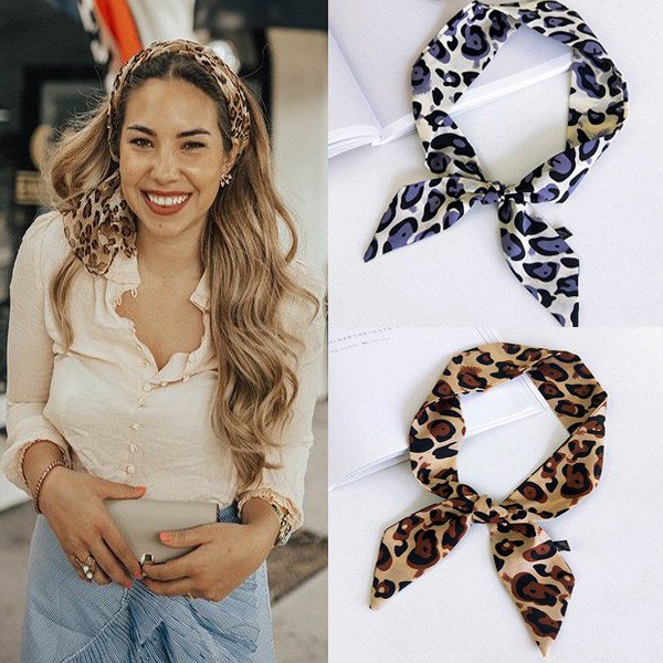 Marama za kosu, vrat ili torbu animal leopard printa