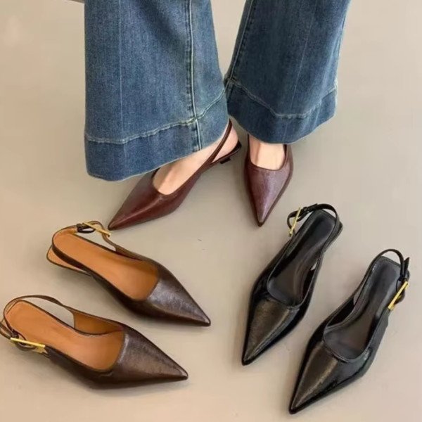 Udobne cipele na nisku stabilnu potpeticu 3 boje