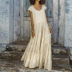 Duga vrećasta haljina dva modela