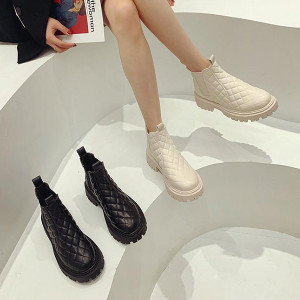 Ženske chelsea čizme na kockice 2 BOJE