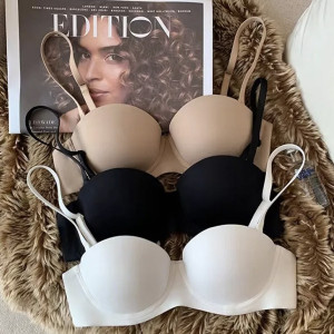 Push up bandeau grudnjak pomičnih naramenica 3 BOJE