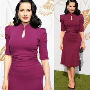 Dita midi peplum pinup haljina