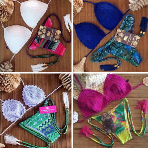 Kupaći kostim s kačkanim gornjim dijelom