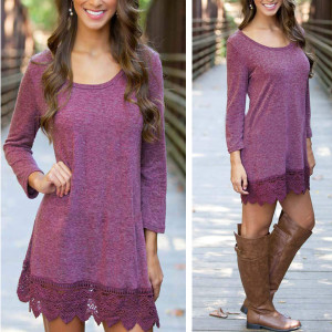 Mini casual kačkana haljina