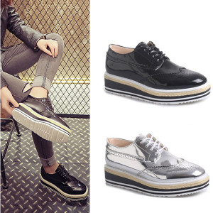 Retro espadrila oksfordice