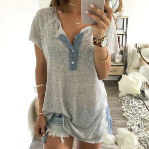 Casual boyfriend majica na kopčanje