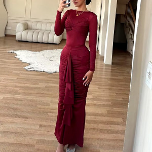 Duga Diana haljina s naborima 7 boja