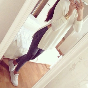 Pulover tunika s bočnim izrezima