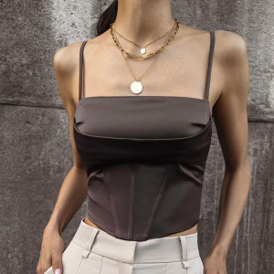 Bandage korzet top s vezicama 2 boje