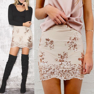 Party mini suknja sa šljokicama