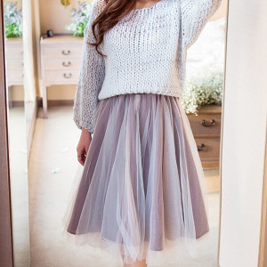 Zimska tutu suknja od tila