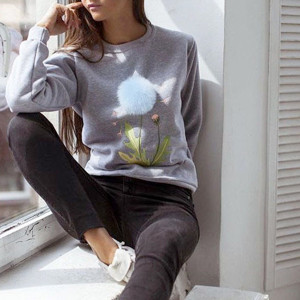 Krznena maslačak majica