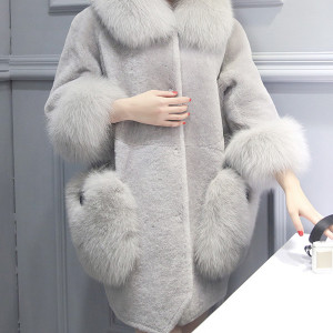 Luksuzna zimska vunena bunda