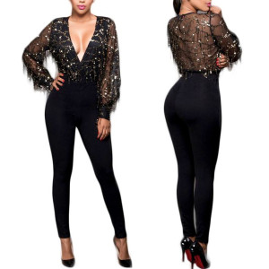 Šljokasti party kombinezon