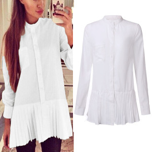 Peplum bijela košulja