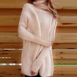 Pleteni dolčevita pulover