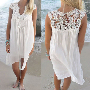 Mini boho kačkana haljina