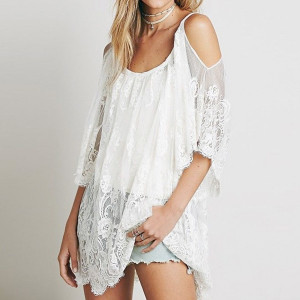 Čipkana tunika za plažu veličina standardni S