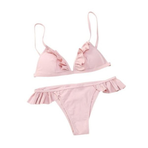 Push up kupaći kostim s volanima