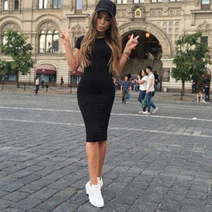 Midi haljina olovka kroja veličina standardni M(38)