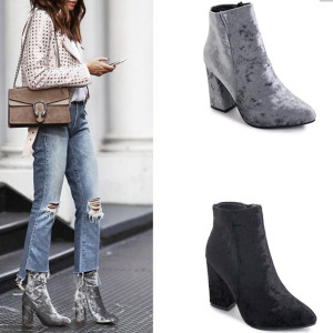 Baršunaste gležnjače blok peta