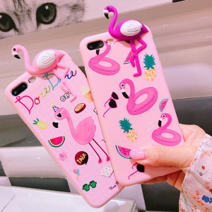 3D Flamingo maskica za mobitel