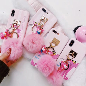 Pink Panther maskica za iPhone s privjeskom