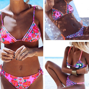 Trokutić kupaći kostim s umetcima