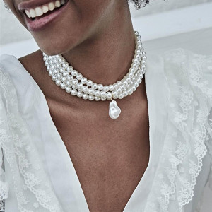 Masivna biserna ogrlica razni modeli