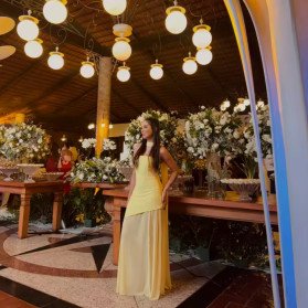 Svečana elegantna haljina od tila sa šalom 5 boja