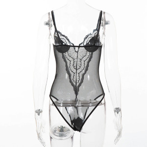 Čipkani bodi s V izrezom