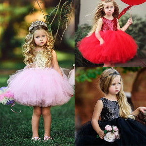 Tutu haljina za djevojčice otvorenih leđa na šljokice 