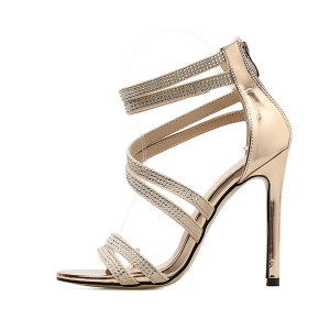 Luksuzne sandale s remenčićima od kristala 2 BOJE *Limitirana kolekcija*  VELIČINA 37