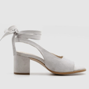 Sandale izgleda brušene kože na blok petu 3 BOJE standardni 37