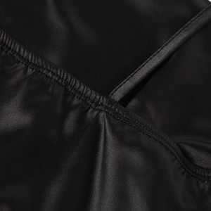 Midi haljina satenskog izgleda s naborima