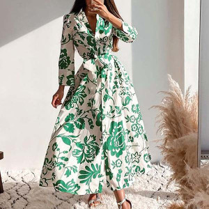 Košulja haljina cvjetnog uzorka VELIČINA L