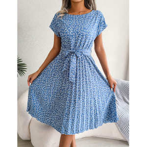 Mini plisirana haljina A kroja 10 BOJA