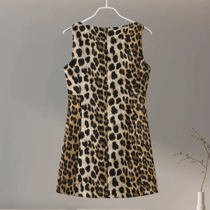 Mini haljina leoprad uzorka