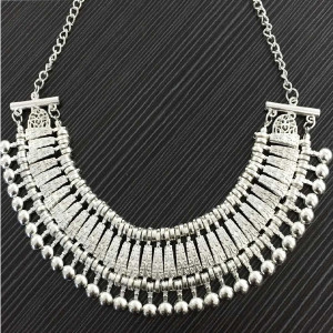 Masivna boho ogrlica kovanice