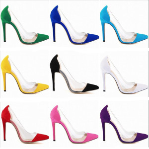 Cipele na petu s transparentnim dijelom