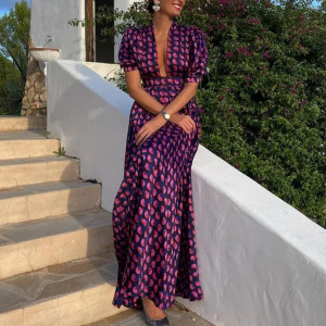 Vintage satenska haljina na točkice *Limitirana kolekcija*