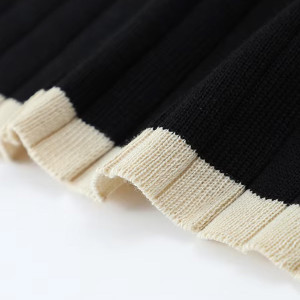 Mini pletena haljina A kroja