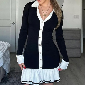 Luksuzna pletena haljina s mašnom na leđima 3 boje *limitirana kolekcija*