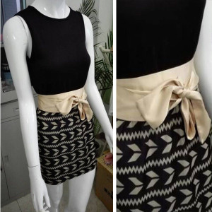 Mini party haljina zlatni remen